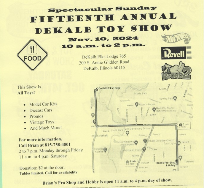 15th Annual DeKalb Toy Show